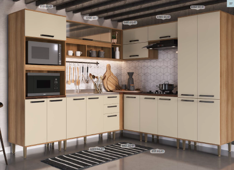 Cozinha Modulada Áurea | MAC