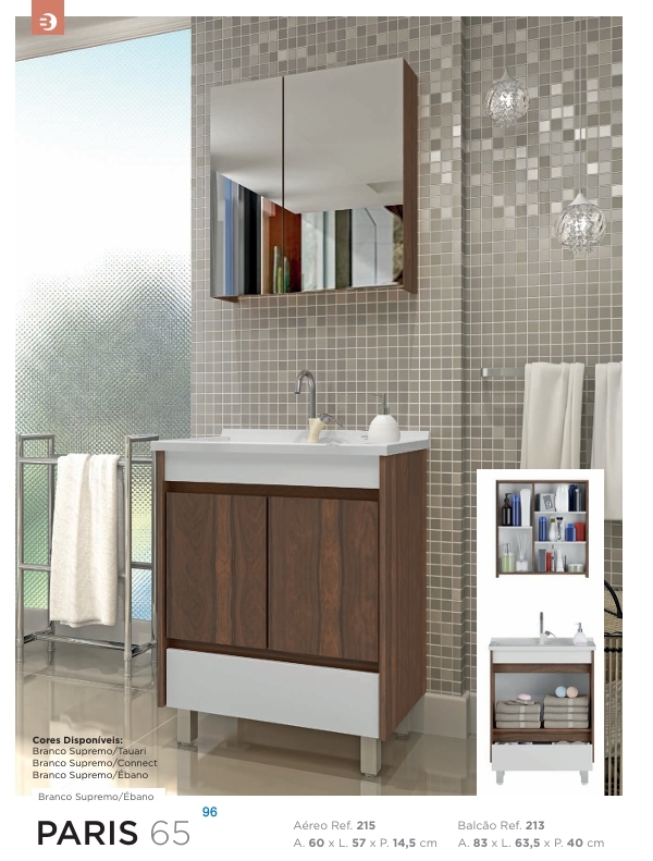 Conjunto Banheiro Paris 65CM | Balcony 0926