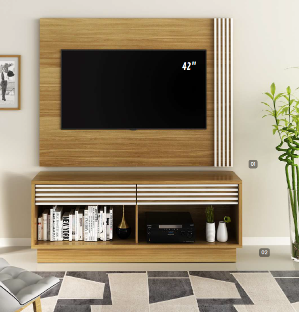 PREÇO + BARATO DO BRASIL | Rack + Painel 150 | RA2003 - PL3004 | Tecnomobili