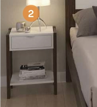 Mesa de Cabeceira | AZ1016 | Tecnomobili 0326