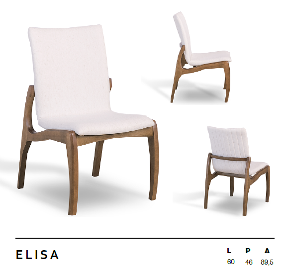Cadeira Elisa | L2 Design Mobiliário