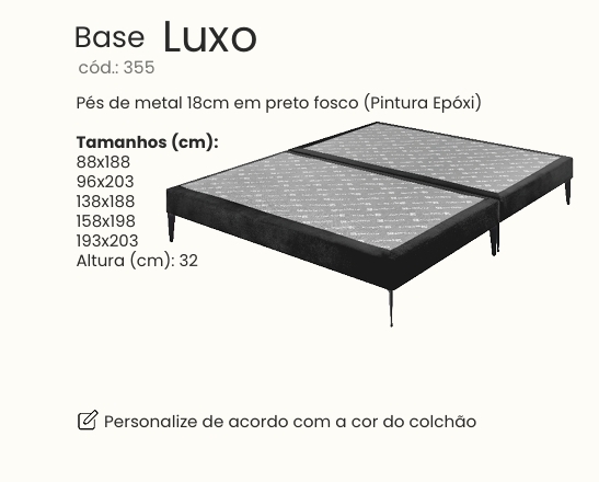 Base Box Luxo | Estofama 0626