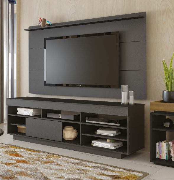 PREÇO + BARATO DO BRASIL | Rack Treviso 180 + Painel Slim 180 | Artely