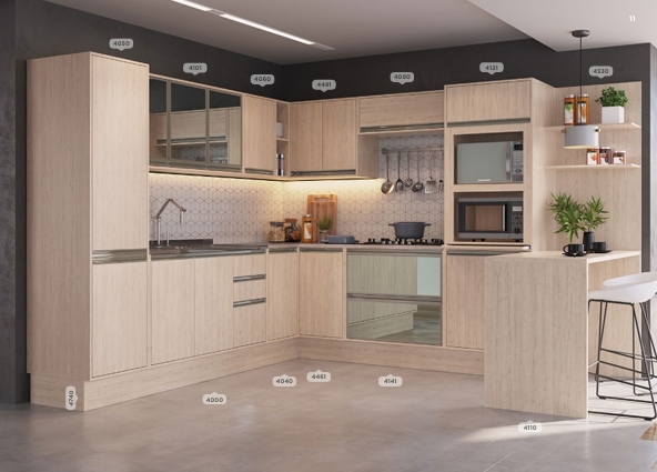 Cozinha Modulada | Linha Nice | MAC 0726