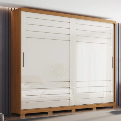 Guarda - Roupa Cayman 250 MDF | D337 | Henn | Conferir Dimensões e Valores na Descrição