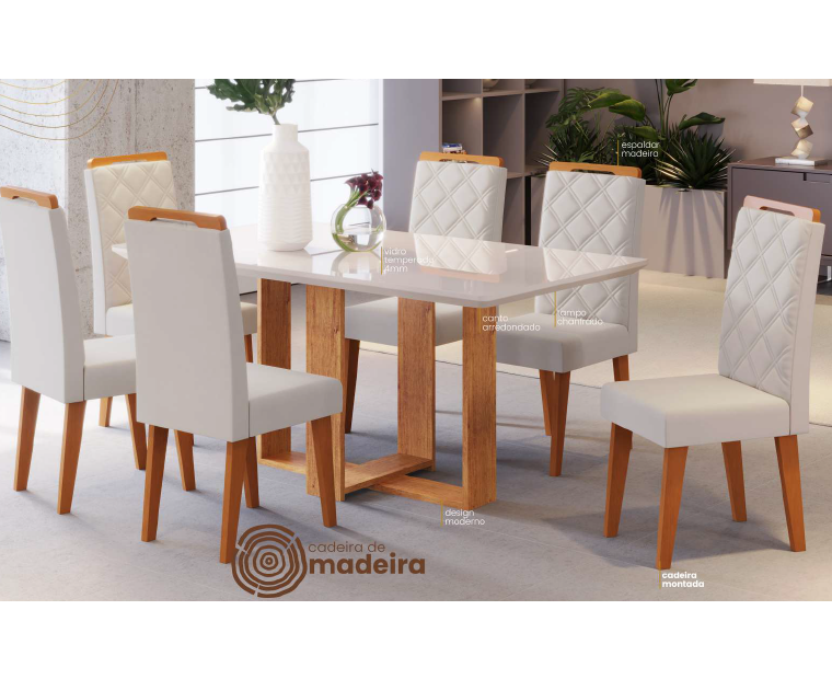 Conjunto Paladium Mesa + Cadeira | Viero