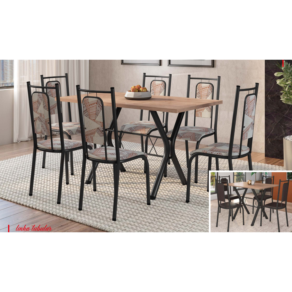 PREÇO + BARATO DO BRASIL | Mesa Miami + Cadeiras Califórnia | Fabone 