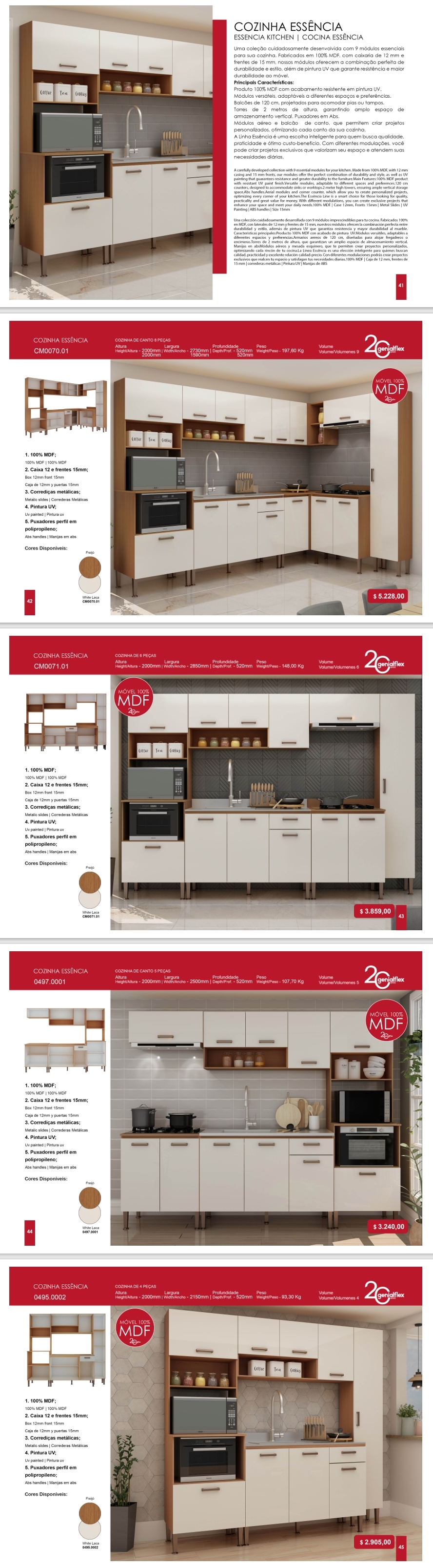 Cozinha Modulada Essência | Genialflex : Venda -50% 0325