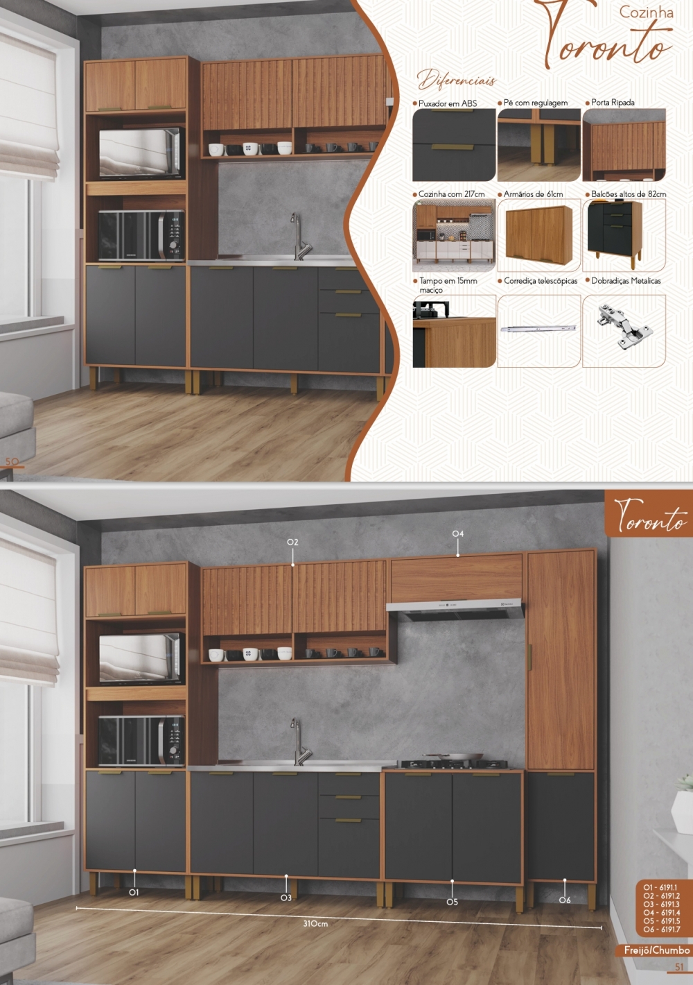 Cozinha Modulada Toronto | Indekes | 0325