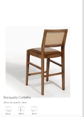 Banqueta Corbélia | Sol Móveis 0526