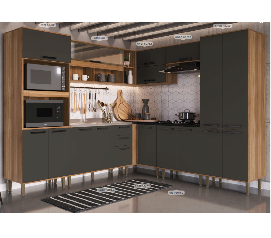 Cozinha Modulada Aurea | MAC