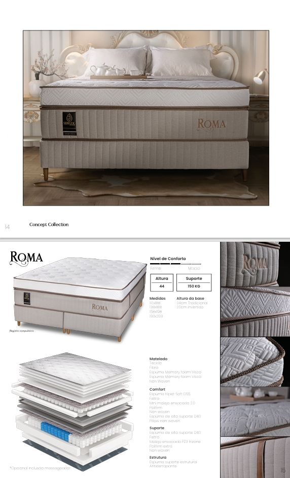 Colchão Roma | Serflex 0625