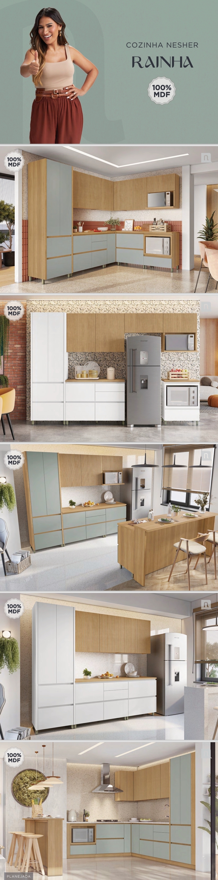Cozinha Nesher | Rainha | Venda : Nesher +22% 0425