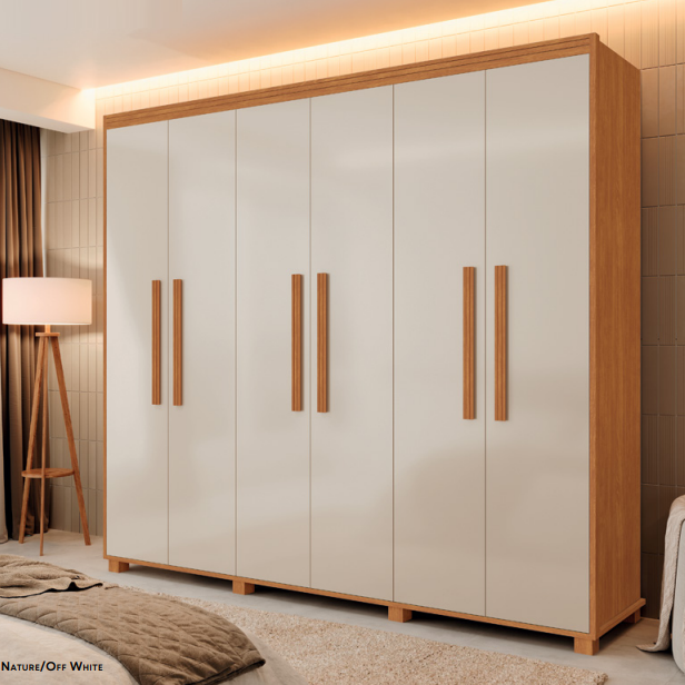 PREÇO + BARATO DO BRASIL | Roupeiro Madri | 100% MDF | L 2.36 | Fenix