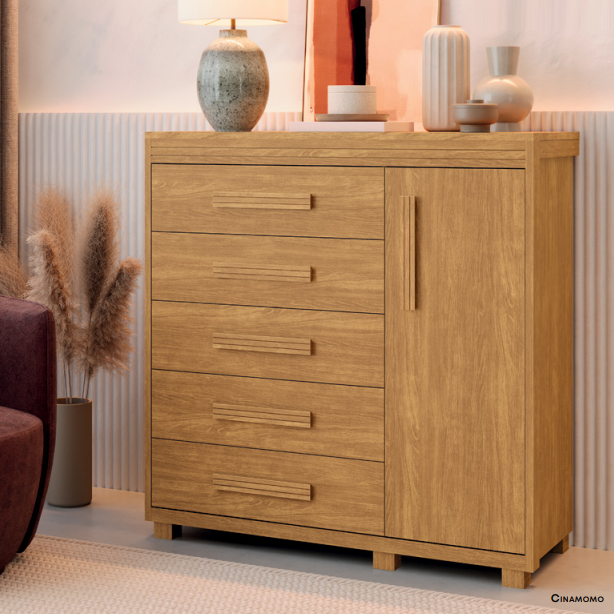 PREÇO + BARATO DO BRASIL | Cômoda Londres | 100% MDF | L 1.16 | Fenix 