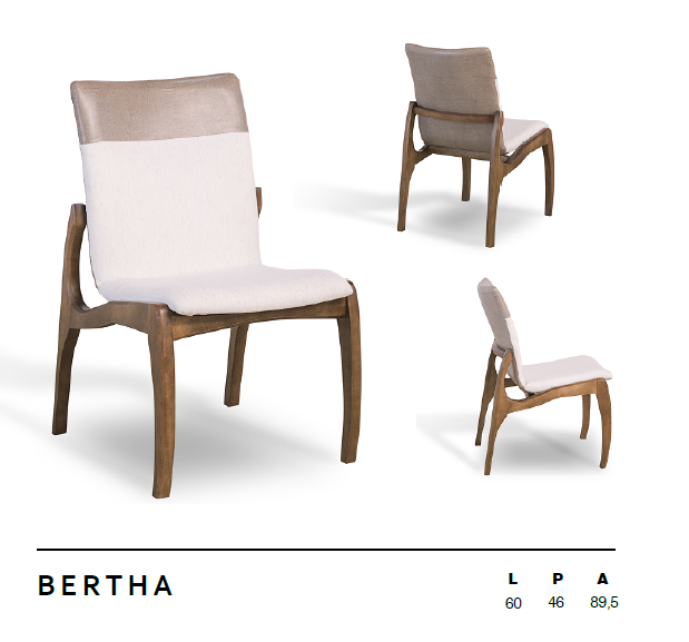 Cadeira Bertha | L2 Design Mobiliário