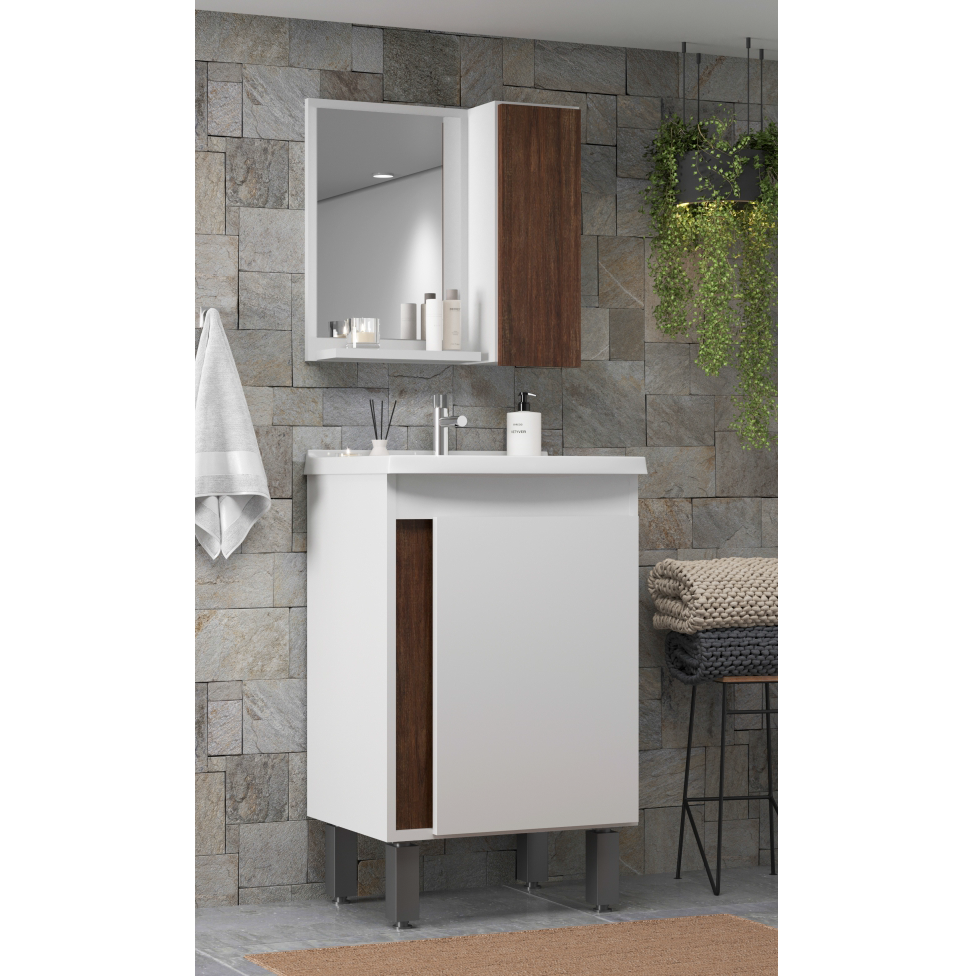 Conjunto Gabinete e Espelheira Parati 45 | Belizze