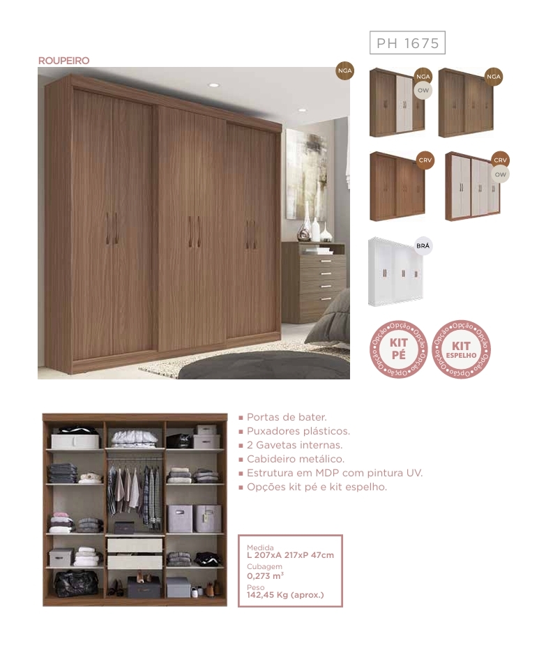 Roupeiro PH 1675 | Herval 0726