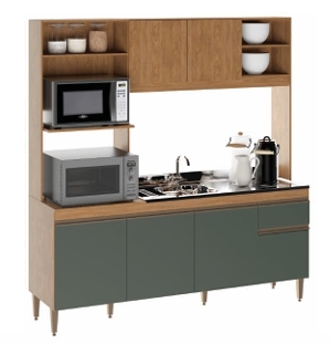 Cozinha Compacta Martins 0344 | Soluzione 0226