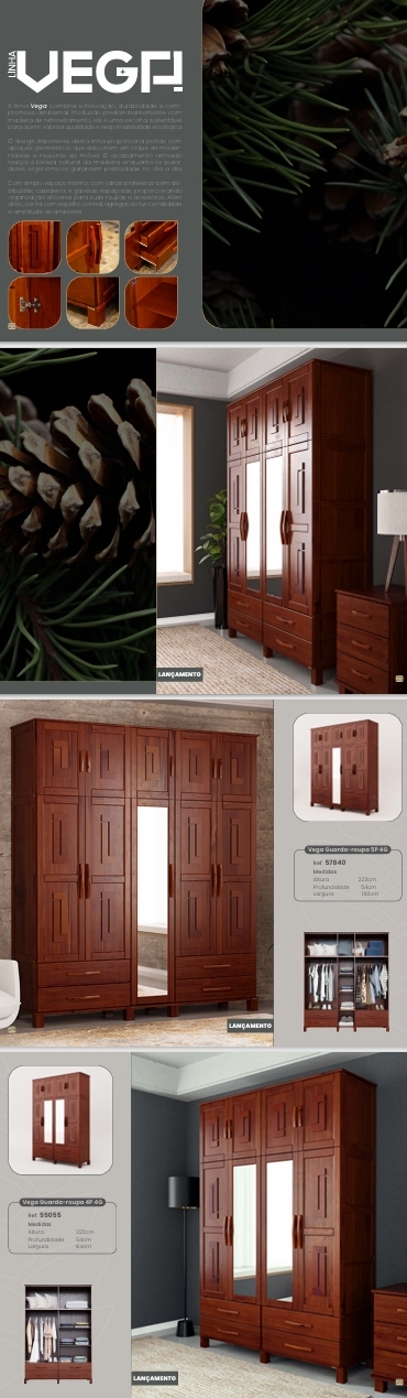 Linha Vega | Roupeiros | 57840 - 55055 | Serpil 0625