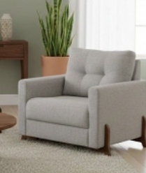 Poltrona Estofada Boucle | 5468 - 5467 | Lindelli 0326