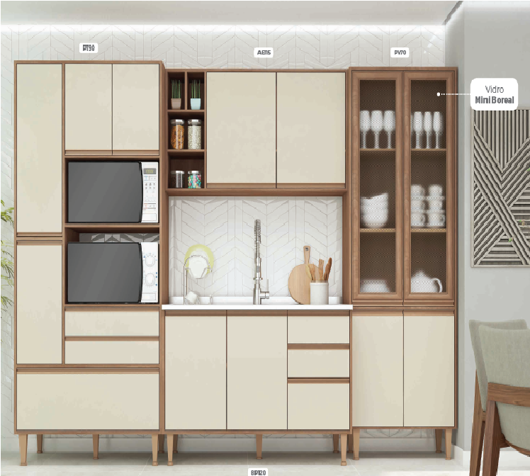 B379 | Cozinha Modulada New 26 | Fellicci