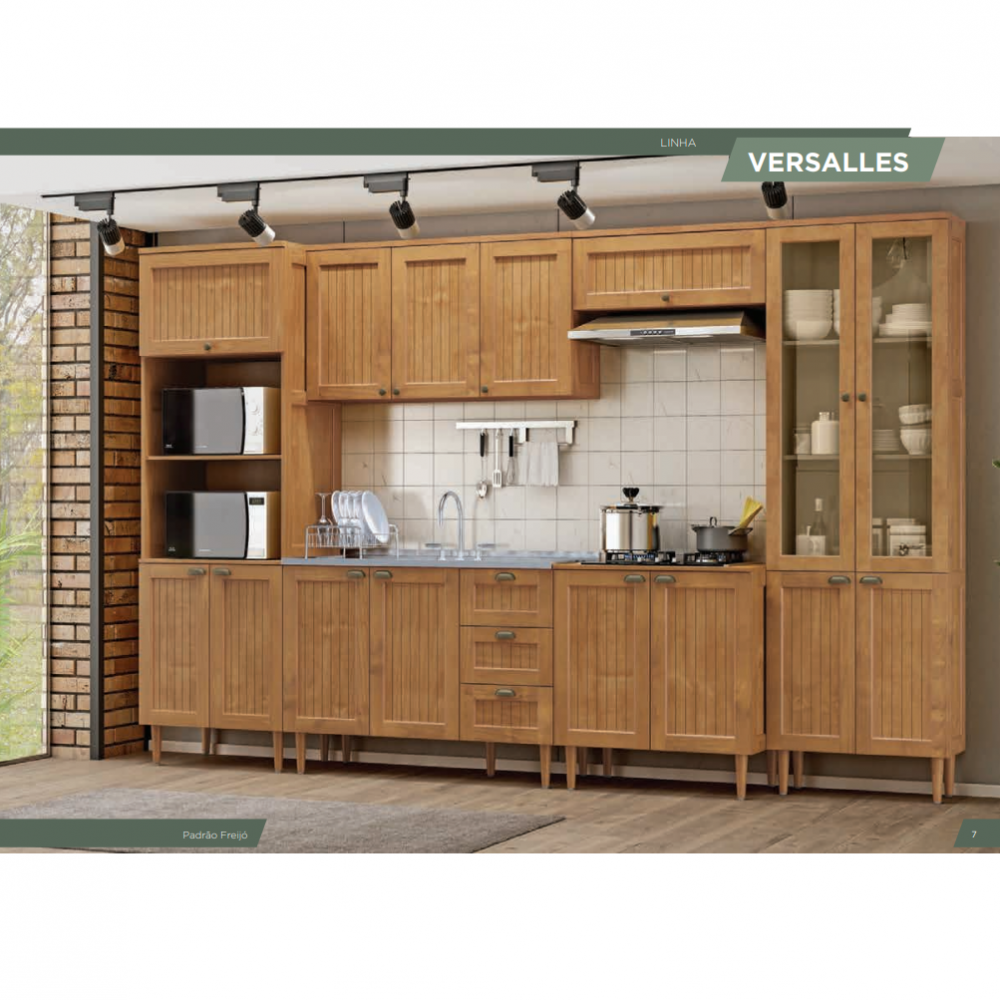 PREÇO + BARATO DO BRASIL | Cozinha Modulada Sob Medida Versalles | Cavazotto 