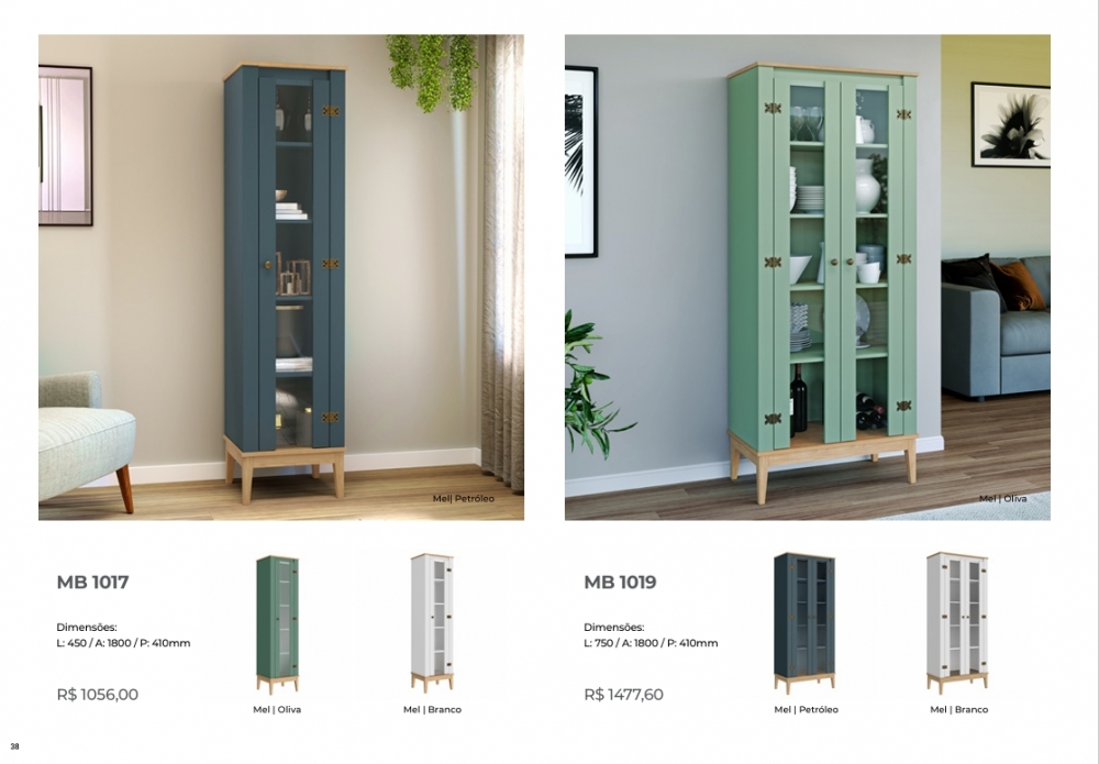 Cristaleira | MB 1017 - MB 1019 | Movelbento : Venda -40% 0325