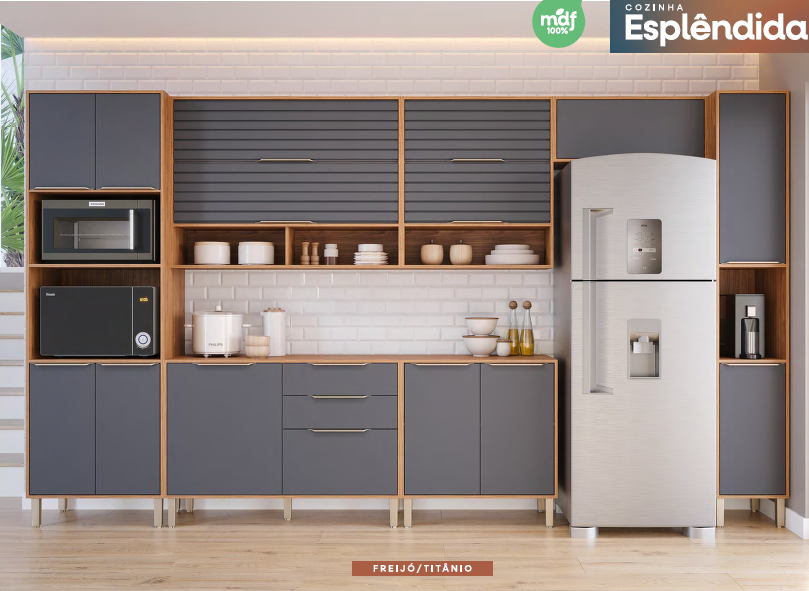 PREÇO + BARATO DO BRASIL | Cozinha Modulada Esplendida | MGM