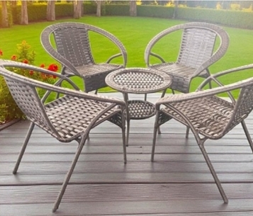 Conj. Mesa + Cadeira de Junco Iracema | Lindelli 0326