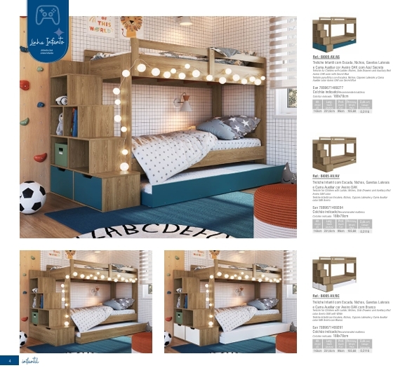 Treliche Infantil | Bl005 | Completa Móveis 1125 