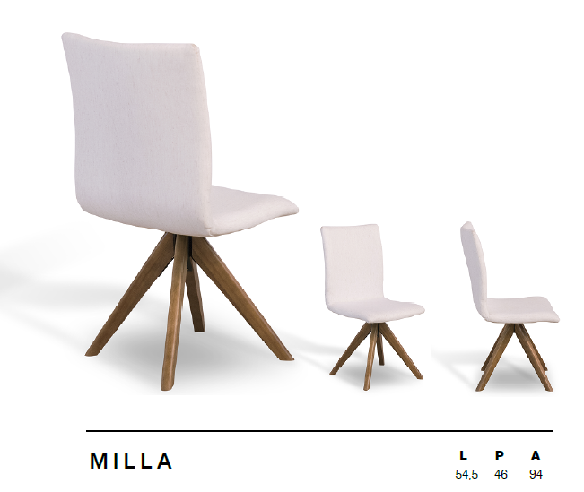 Cadeira Milla | L2 Design Mobiliário