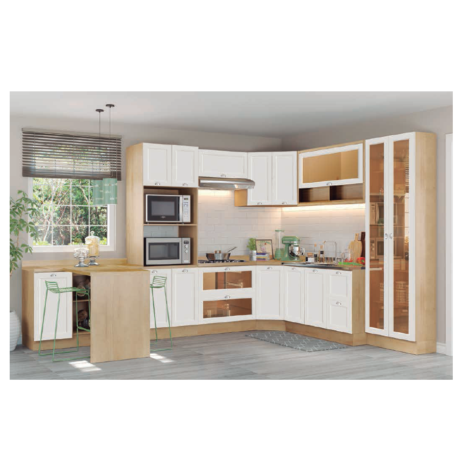 Cozinha Modulada Sob Medida Denver | 9 Peças | Ditália Móveis 