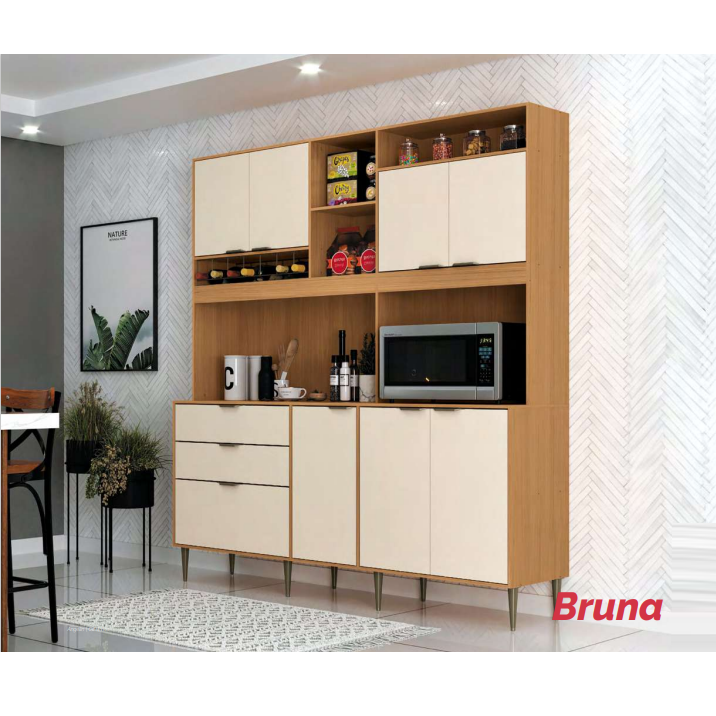 PREÇO + BARATO DO BRASIL | Kit Bruna | L 1.80 | 5371 | Móveis Sul 