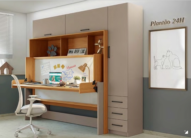 Escritório Modulado | Linha Solution | Primavera 0826