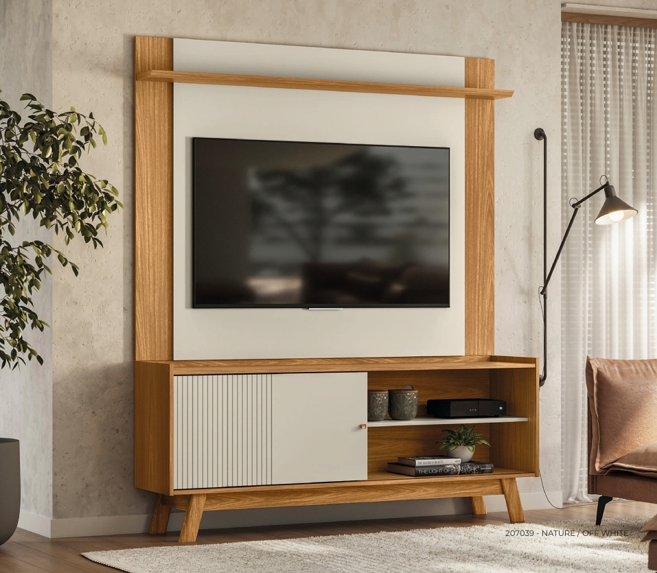 Rack Aurum + Painel Tulum | Linea 0726