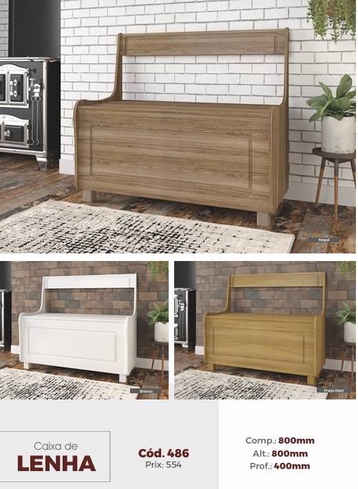 Caixa de Lenha | 486 | Darmovel | Venda: -60% 0425