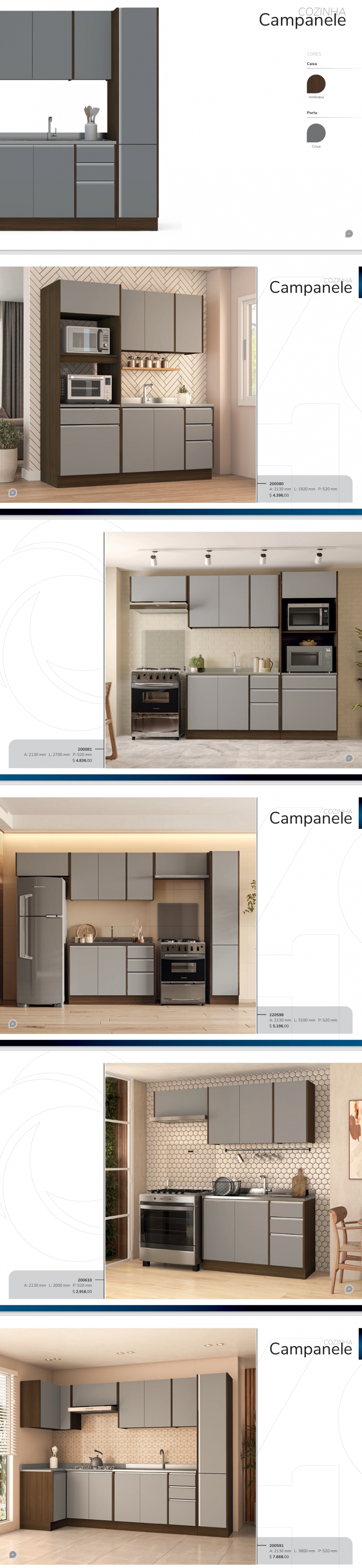 Cozinha Modulada Campanele | Politorno | Venda: -10% 0325
