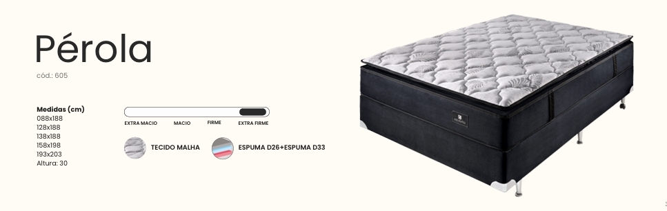 Colchão Pérola | Estofama 0626