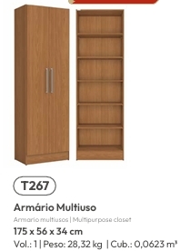Armário Multiuso | T267 | Kappesberg Móveis 0526
