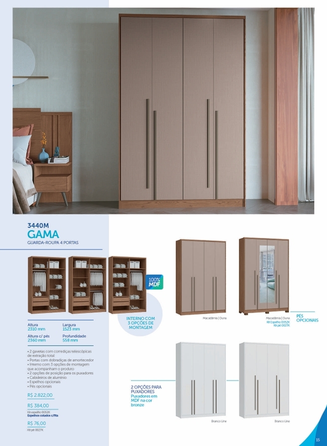 Roupeiro Gama | 3440M | Castro : Venda -40% 0425