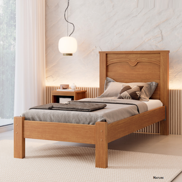 PREÇO + BARATO DO BRASIL | Cama Solteiro Amsterdã | 100% MDF | L 0.99 | Fenix 