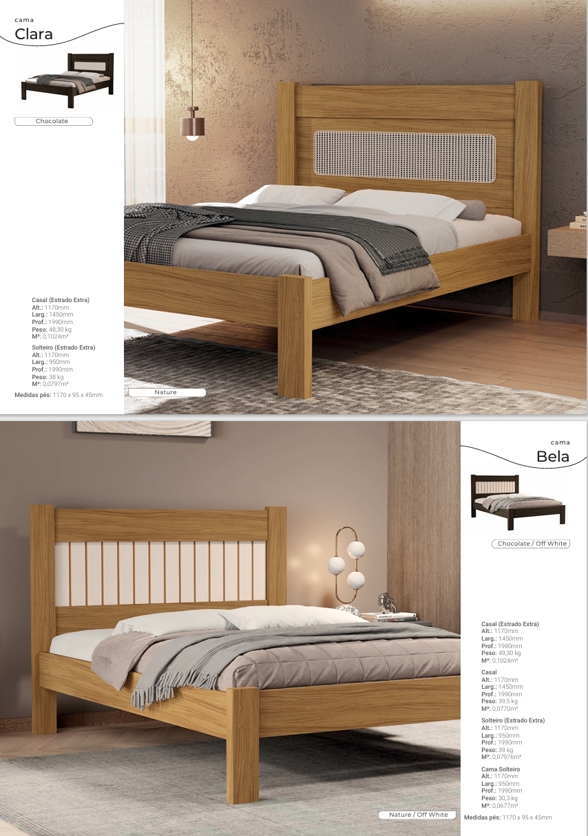 Cama Clara e Bela | Madec | 0325