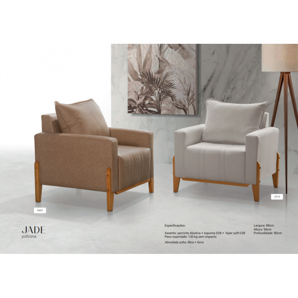 PREÇO + BARATO DO BRASIL | Poltrona Jade | Stylus Brasil