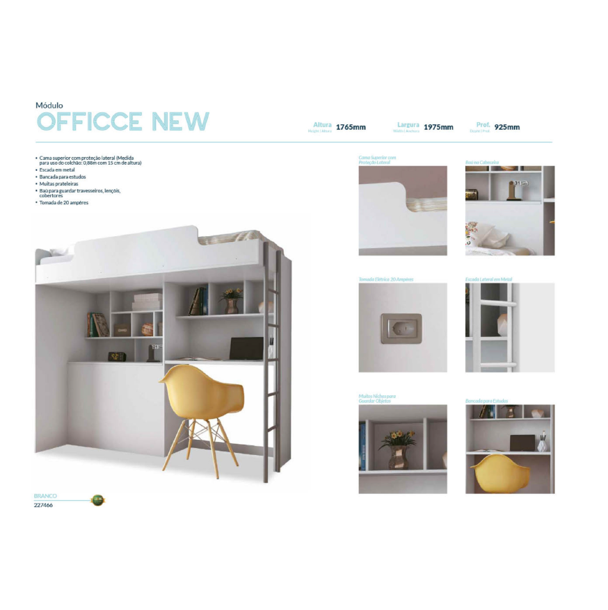 PREÇO + BARATO DO BRASIL | Módulo Officce New | 227466 | Santos Andirá