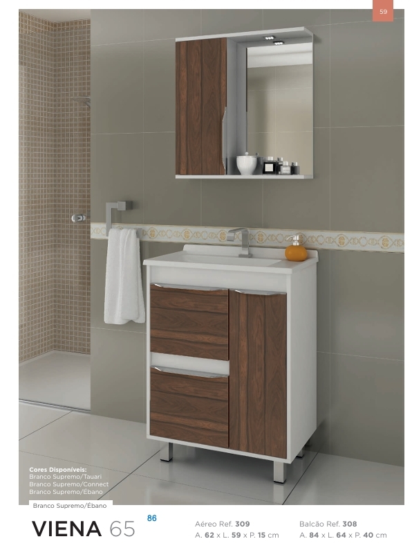 Conjunto Banheiro Viena 65CM | Balcony 0926