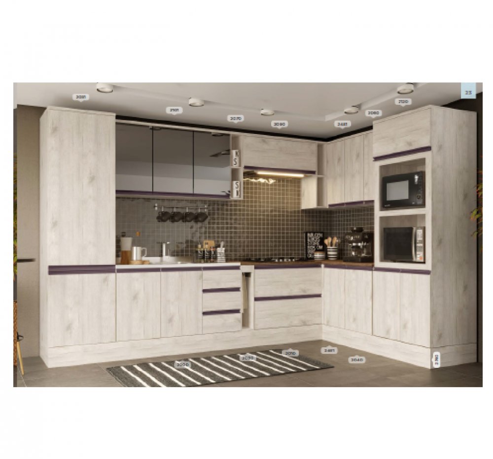 Cozinha Modulada Premium | MAC