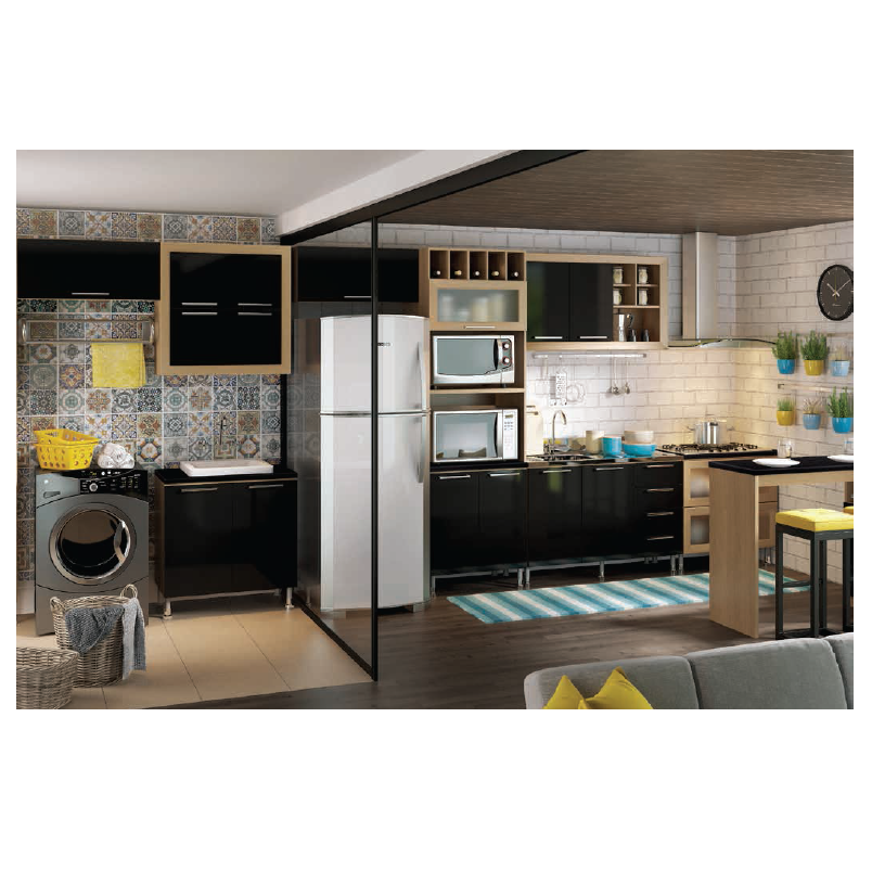 Cozinha Modulada Sob Medida Aspen | 9 Peças | Ditália Móveis