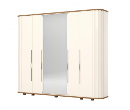 Guarda - Roupa Premium c/ Espelho | D338 | Henn | Conferir Dimensões e Valores na Descrição