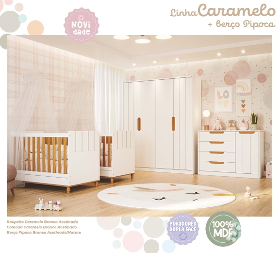 Linha Caramelo + Berço Pipoca | Permobili 0725
